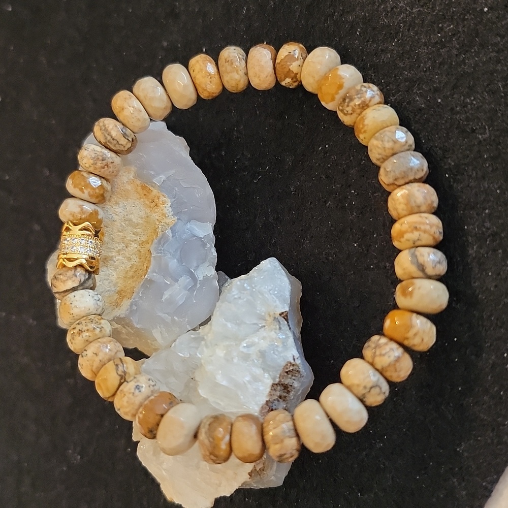 Jasper Stretch Bracelet